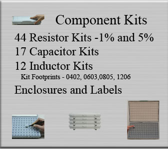 ATI Component kits, Resisror kits, Capacitor kits, inductor kits, profissional enclsoures