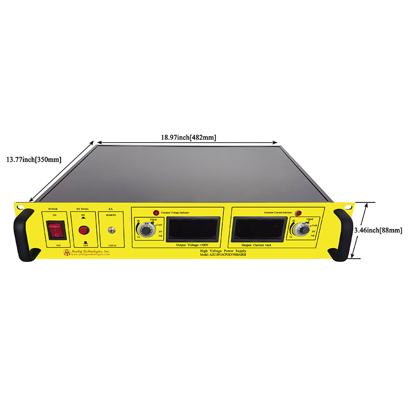 A2U Series Rack-Mount AC-DC High Voltage Power Supply